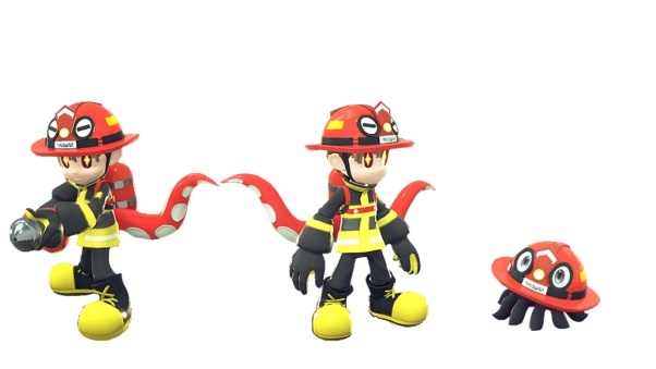 ▲受到伤害后将进入失去行动能力的“头盔状态”…… 