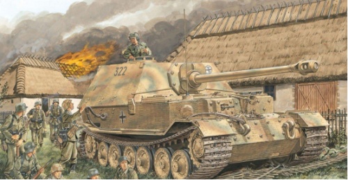 （改良过后的斐迪南坦克歼击车也被称为“象”式坦克歼击车）