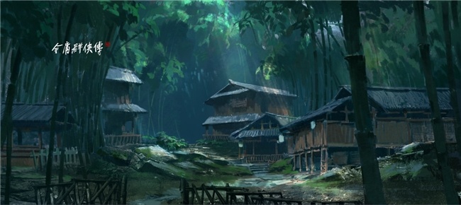 (游戏场景氛围图,游戏开发中不代表游戏最终品质)