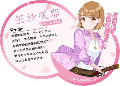 笠沙咲耶（CV：根本京里）