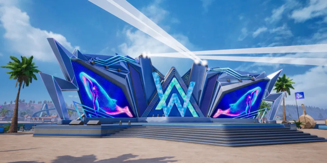 （电音派对舞台）