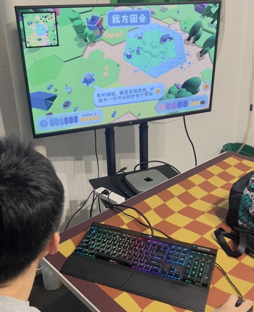 玩家线下测试画面