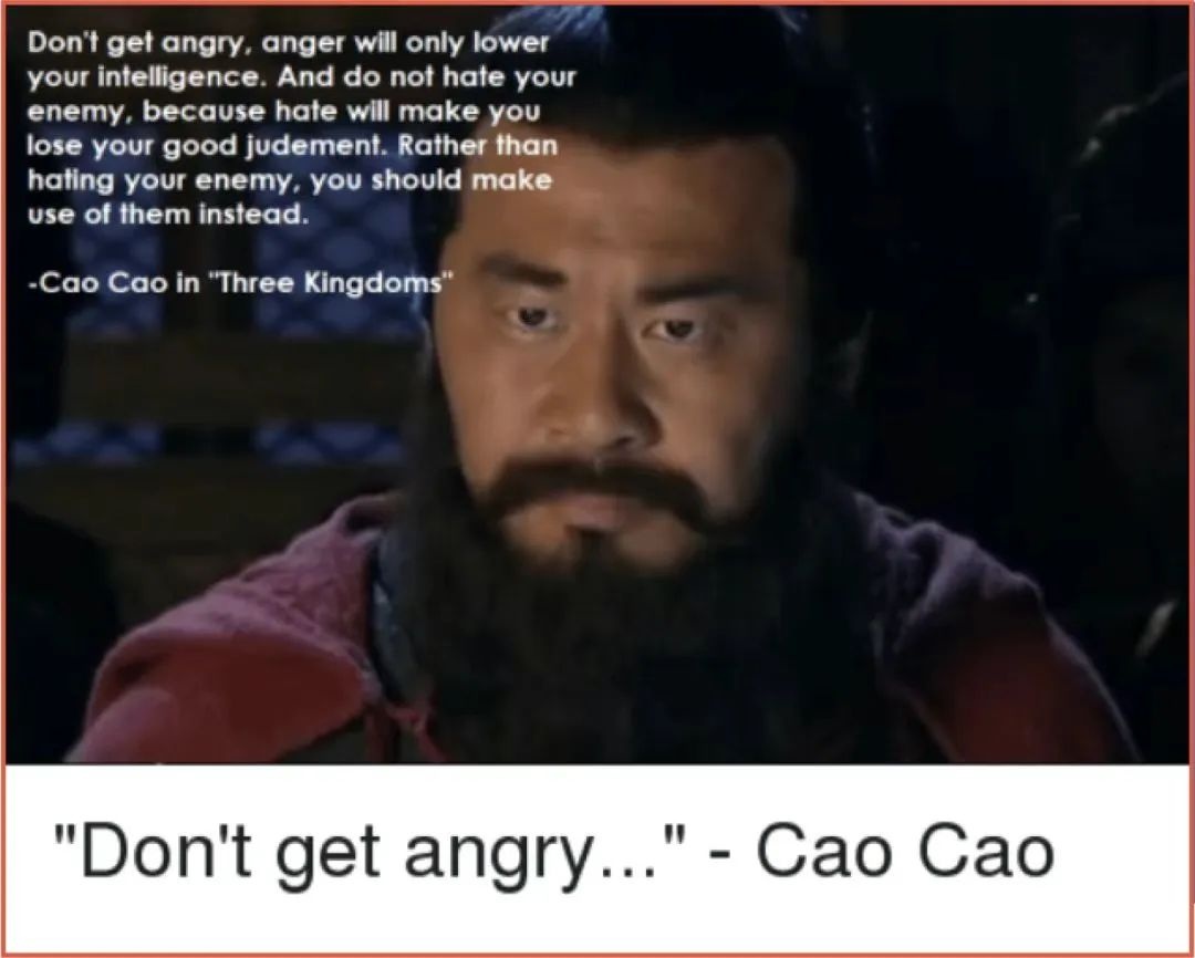 事实上，海外已经有很多的三国粉丝，把曹操的经典名句做成了meme