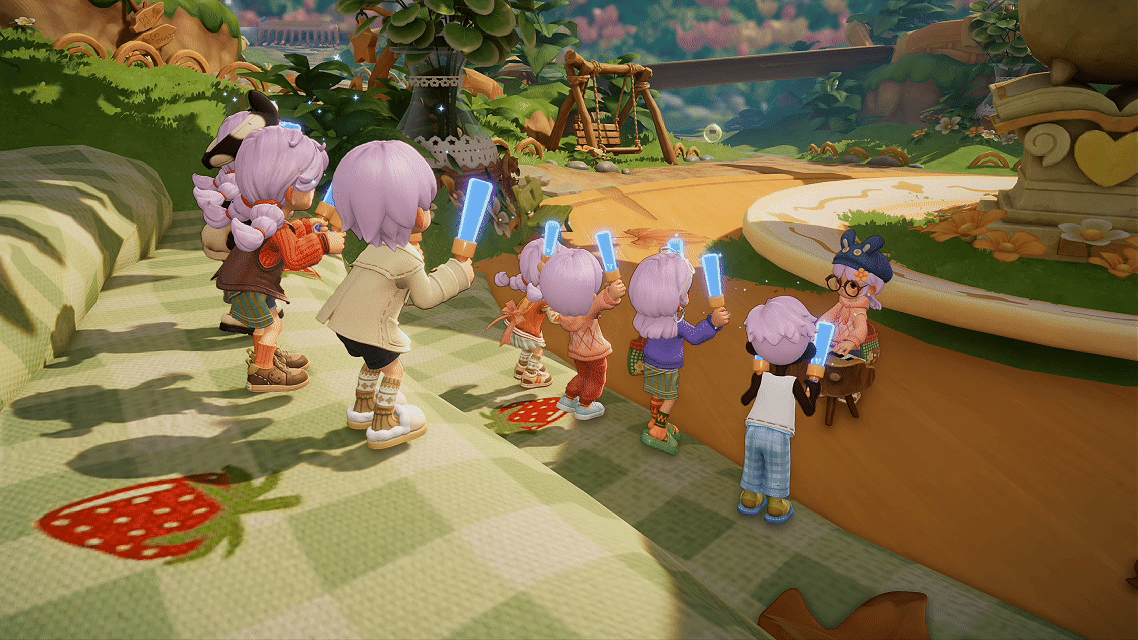 玩家自发换成紫色头发进行应援