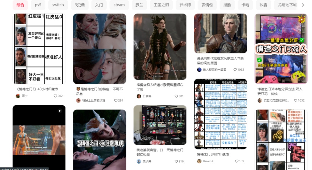 当然还有角色们的“美色”