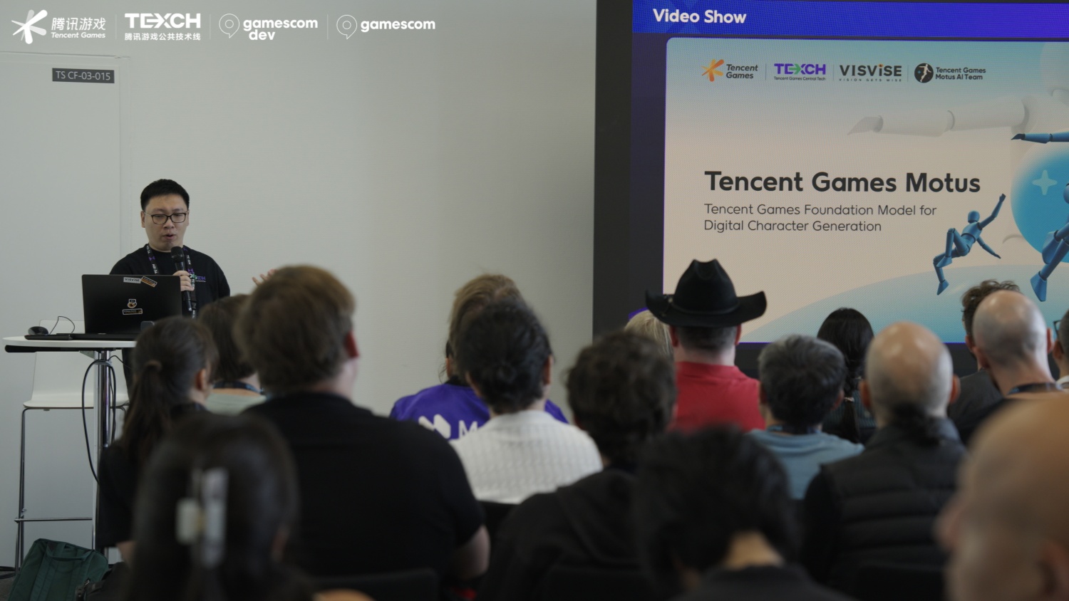 Motus AI 团队负责人曾子骄在gamescom dev 2026进行技术分享